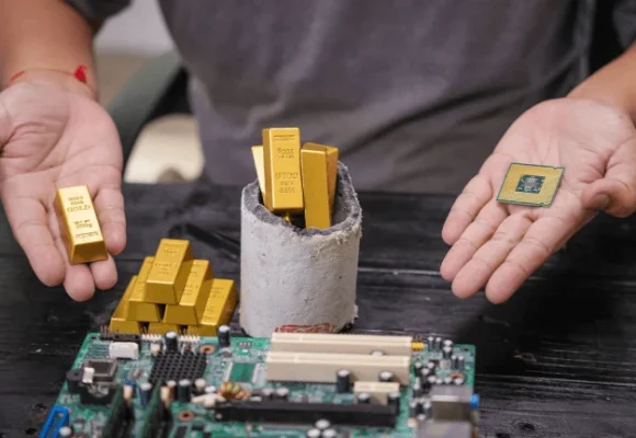 The Device in Your Junk Drawer Contains Real Gold. Scientists Just Found a Way to Get It Out With Cheese Waste