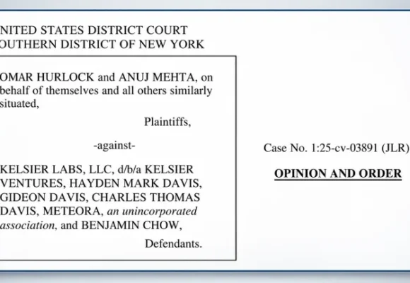 US Judge Dismisses Libra Crypto Class Action Against Kelsier